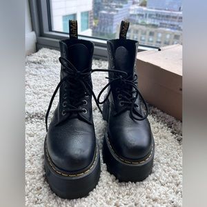 Very New 50% OFF - Dr Martens 1460 PASCAL MAX LEATHER PLATFORM BOOTS